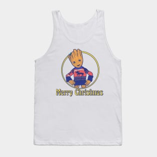 Baby Groot Christmas Tree Guardians Of The Galaxy Tank Top